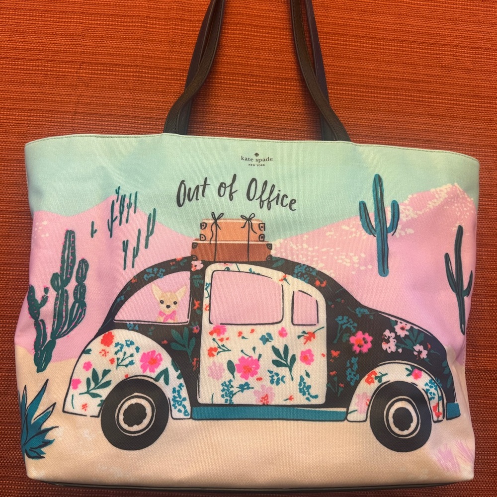Kate Spade Multicolor Tote Bag and Hat - Picture 2 of 14